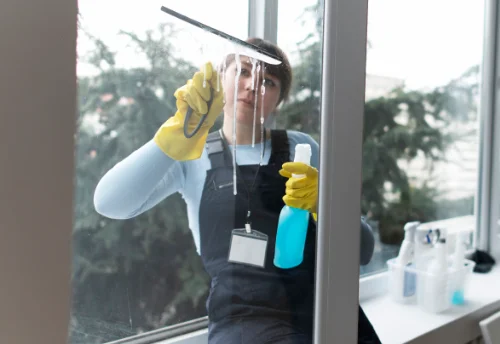Nettoyage de vitres intérieures et extérieures à Lanfains